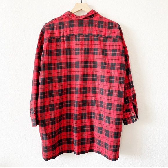 Axis Apparel Tops Axis Apparel Oversized Flannel Shirt Poshmark